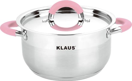 Klaus Pan 24cm-RVS-ROZE
