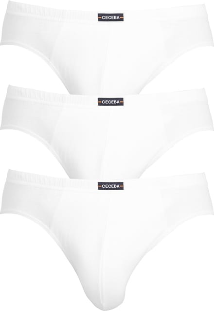 Ceceba heren slips (3-pack) - wit