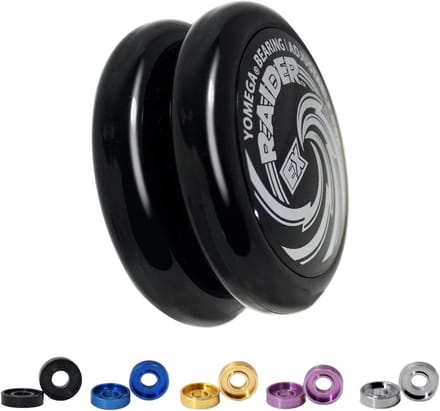 Professionele Jojo - Loop Jojo - Loop Trucs - Precisie Kogellager Systeem - 59mm x 36mm - Zwart