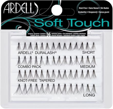Ardell Soft Touch Combo Wimpern 56 Stuks - Wimpernset - Lange Knotloze Wimpers