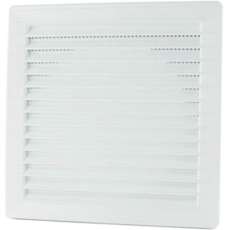 Ventilatierooster vierkant met Insectenbescherming - Ø 100 110 120 125 150 mm