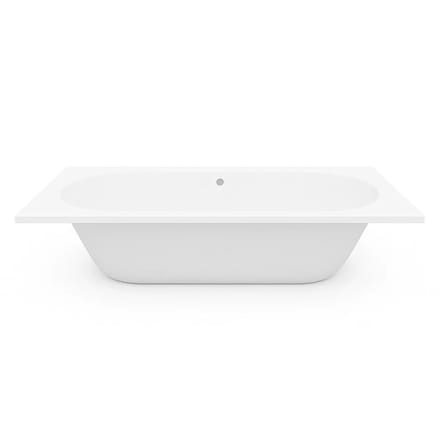 DutchLine - Drop RD - Inbouw Bad - Mat Wit - 1700x750x450
