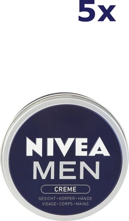 5x NIVEA MEN Crème 150 ml