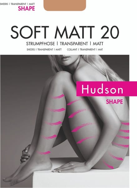 Hudson soft matt 20 shape 001650-5 Zwart-44-46