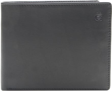 Esquire Portemonnee Logo Billfold Wallet Black Zwart
