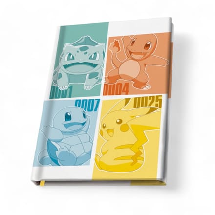 Pokémon - Notitieboek - Kanto Starters