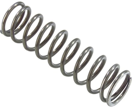 Drukveer 30mm x 10mm – Draaddiameter 1,2mm – Compressieveer – Set van 5 stuks – Stalen veer
