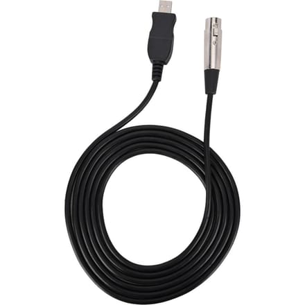 Microfoon Link Adapter Kabel XLR Vrouwelijk naar USB MIC Link Zwarte Kabellijn