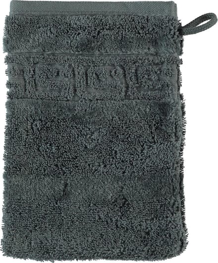 CAWÖ Noblesse Uni Washandje - Antraciet - 16x22