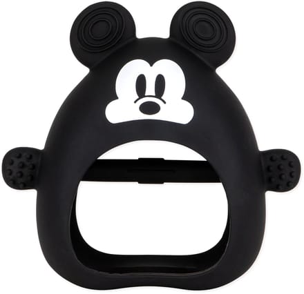 Bumkins - Silicone Un-Droppable Mitt Teether Siliconen Baby Hand Bijtring – Innovatieve Open Bijtring Tegen Pijnlijk Tandvlees – Comfortabel Bijtspeeltje – Disney Mickey Mouse