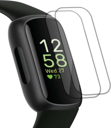 2x Geschikt voor Fitbit Inspire 2 Screenprotector - Beschermglas Folie Geschikt voor Fitbit Inspire 2
