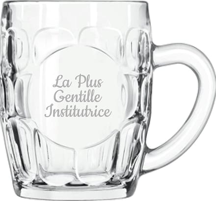Bierpul gegraveerd - 55cl - La Plus Gentille Institutrice
