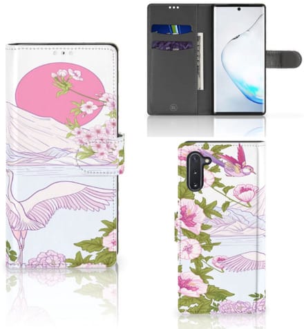Samsung Galaxy Note 10 Telefoonhoesje met Pasjes Bird Standing