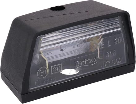 2x Compacte Kentekenplaathouder Verlichting voor Aanhanger en Caravan - Inclusief Lampjes