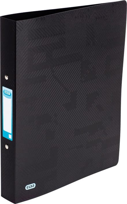 Ringmap Elba Urban Zwart A4 Ringen (10 Stuks)