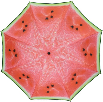 Parasol - watermeloen fruit - D180 cm - UV-bescherming - incl. draagtas