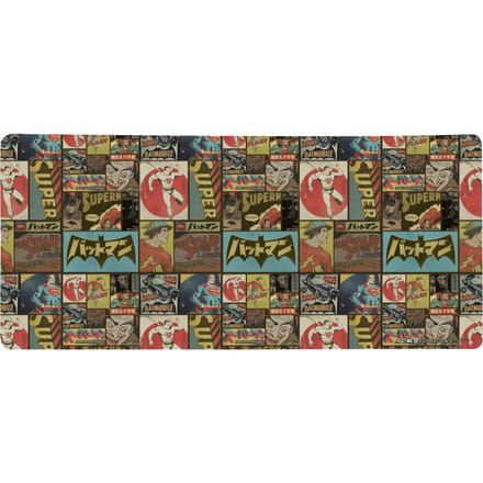 Justice League Vintage Gaming Mouse Mat - Large