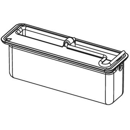 TECEdrainprofile replacement odor trap for drain "Flat", outlet on side 675006