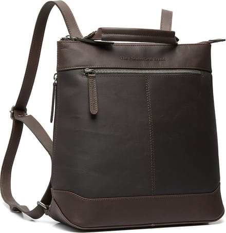 Chesterfield Harare Waxed Pull Up Rugzak - Bruin