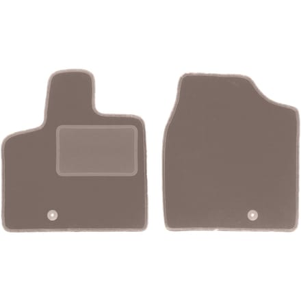 Beige voormatten voor: Volkswagen Routan 7-zits (2008-2015)
