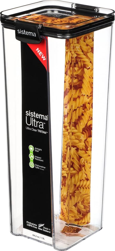 Ultra Vierkante Voorraaddoos - 1.9L