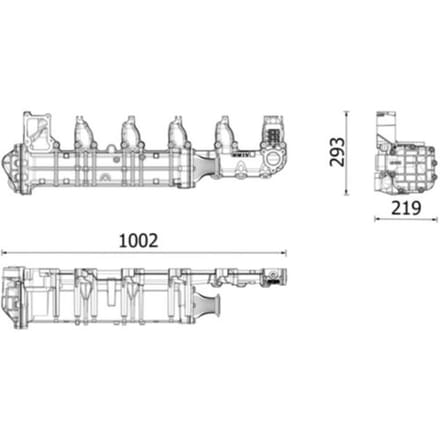 UitlaatgasRadiator MAHLE CE 51 000P