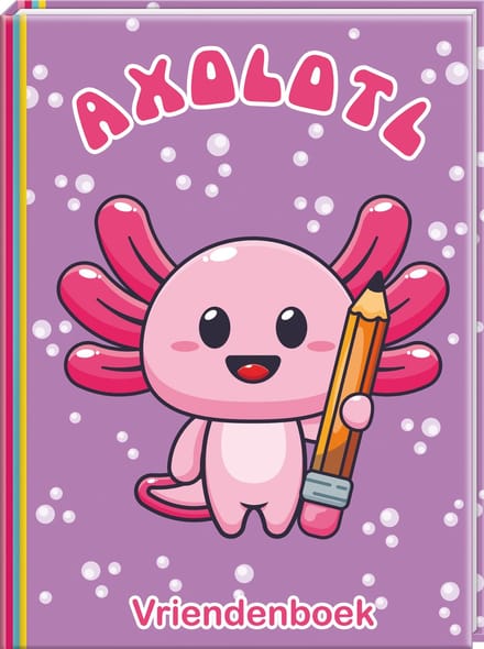 Axolotl – Vriendenboekje – 80 pagina’s – Hardcover