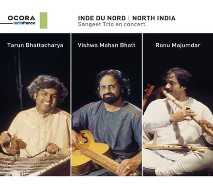 Ronu Majumdar, Tarun Bhattacharya, Vishwa Mohan Bhatt - North India, Sangeet Trio en Concert (CD)