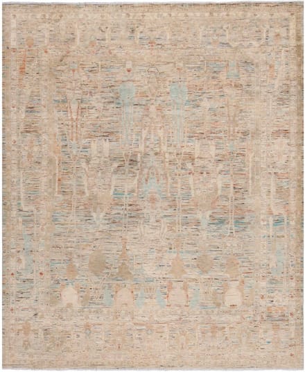 Exclusief Art Deco Handgemaakt Wol Tapijt