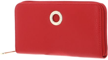 MANDARINA DUCK portemonnee Mellow Leather Zip Around Wallet Diva rood
