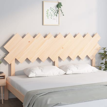 vidaXL Hoofdbord 178x3x80,5 cm massief grenenhout
