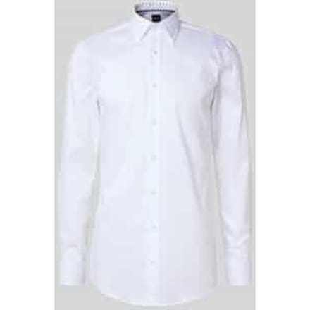 Slim fit zakelijk overhemd met extra lange mouwen, model 'HANK'