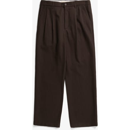 Hestur Relaxed Cotton Linnen Twill Pleated Broeken