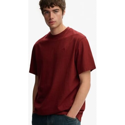 Superdry Oversized T-shirt Red Grootte: L