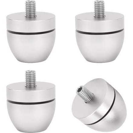 Ensemble de Pieds de Support d'Isolation pour Haut-parleur Alliage d'Aluminium Coussinets de Base pour Amplificateur Coussinets d'Absorption des Chocs Audio