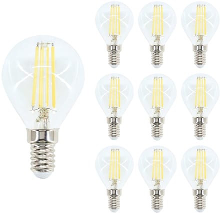 Bemko Premium LED Lamp E14 - vervangt 50W (6W) - 700lm - 2700K Warm Wit - 230V - 10 stuks