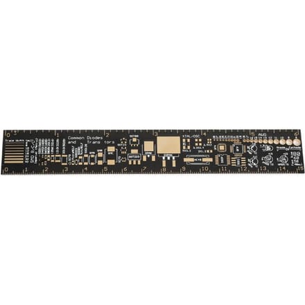 Règle Multifonctionnelle 6 pouces 15CM pour Circuits Imprimés Outil de Mesure pour Ingénieurs Électroniques