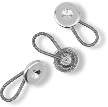 Flexi-knopen met lus 15 mm zilverkleurig 3 st. - Aannaaiknopen - Prym