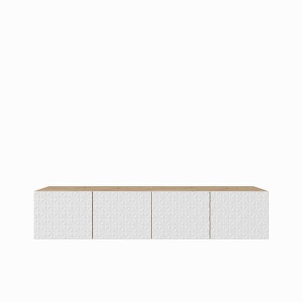 TV-kast Cali 200 (2x100) cm (artisan + wit)