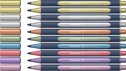 Schneider Paint-It 050 - rollerball metallic - 0.4mm - 10 stuks - S-ML05011503