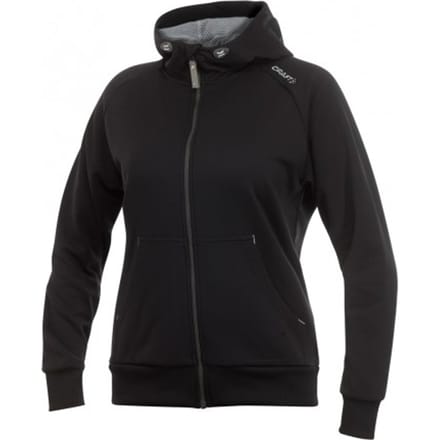 CRAFT FLEX HOOD FULL ZIP W MAAT 36 DAMES JAS ZWART