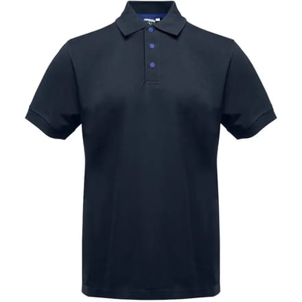 Polo met contrasterende knopen Pen Duick