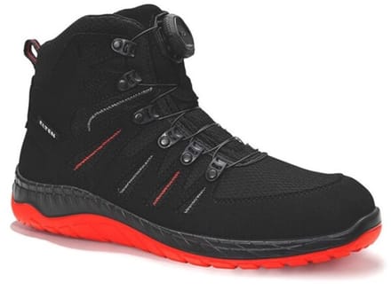 Elten Maddox BOA 769151 Mid S3 ESD - Zwart/Rood - 42