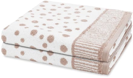 Ross Sonstiges 2 X douchehanddoek in set 2 pack Punkte allover