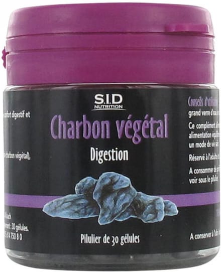 S.I.D Nutrition Spijsvertering Houtskool 30 Capsules