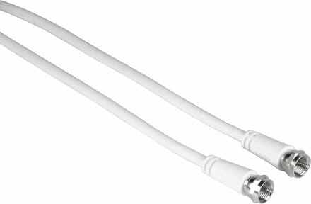 Hama 00205037 coax-kabel 1,5 m F Wit