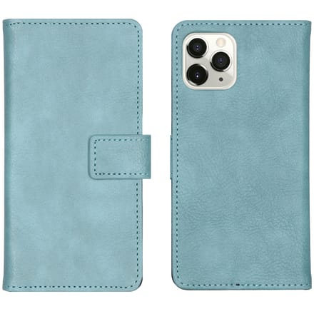 imoshion Hoesje - Geschikt voor Apple iPhone 11 Pro - Luxe Bookcase - Lichtblauw