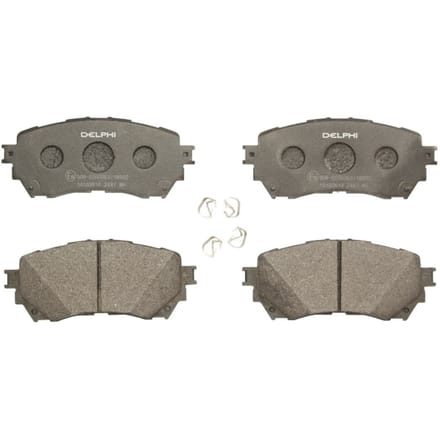 Remblokset DELPHI LP2487, voor