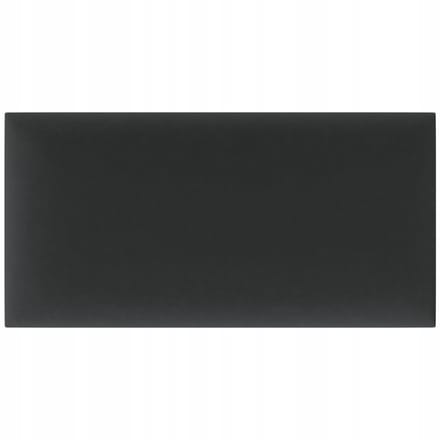 Stegu Duo Serie - Zwart Bekleed Paneel - 60x30 cm - Matte Staal Afwerking