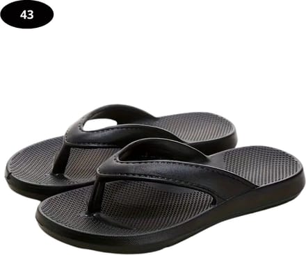 Nivard Slippers Dames - Teenslippers - Flip Flops - Comfortabel - Zomer - Zwart 43